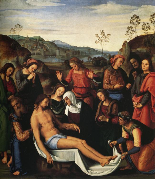 Pietro Perugino Lamentation over the Dead Christ (mk25)